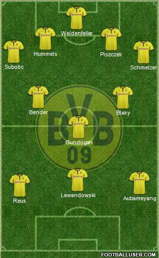 Borussia Dortmund Formation 2013