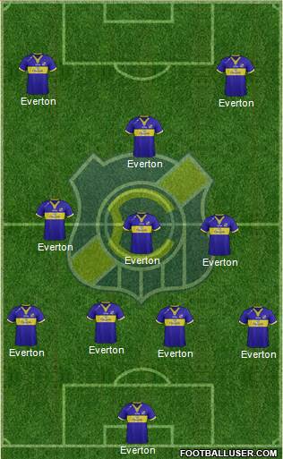 CD Everton de Viña del Mar S.A.D.P. Formation 2013