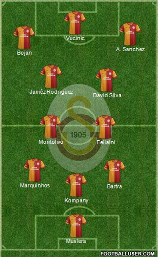 Galatasaray SK Formation 2013