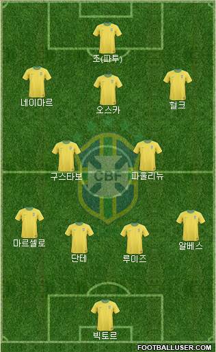 Brazil Formation 2013