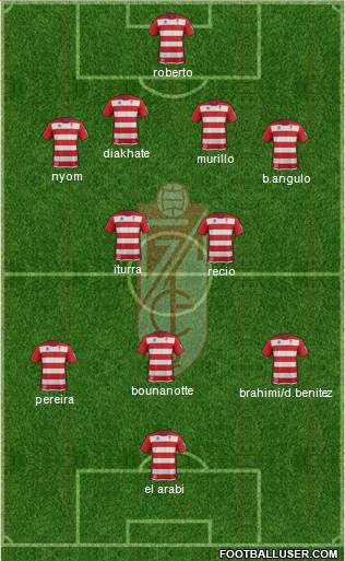 Granada C.F. Formation 2013