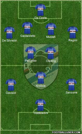 Sampdoria Formation 2013