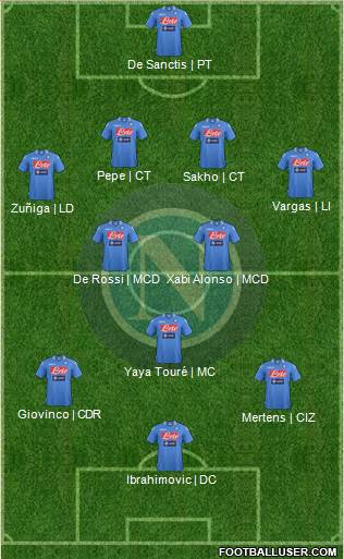 Napoli Formation 2013
