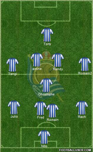Real Sociedad C.F. B Formation 2013