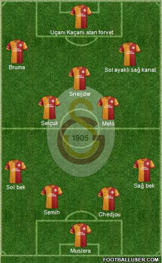 Galatasaray SK Formation 2013