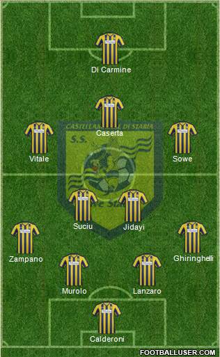 Juve Stabia Formation 2013