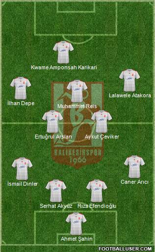 Balikesirspor Formation 2013