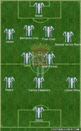 Córdoba C.F., S.A.D. Formation 2013