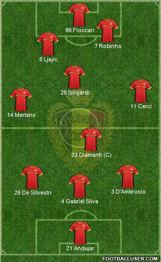 Belgium Formation 2013