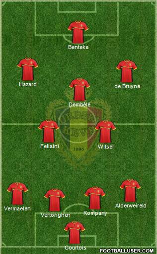 Belgium Formation 2013