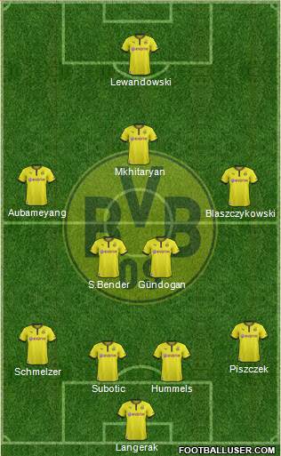Borussia Dortmund Formation 2013