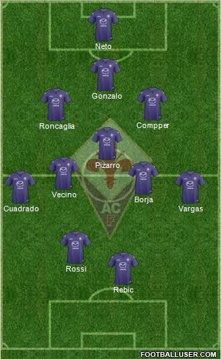 Fiorentina Formation 2013