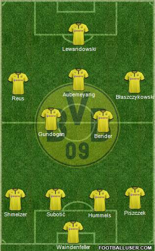 Borussia Dortmund Formation 2013