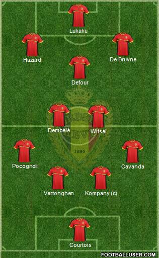Belgium Formation 2013