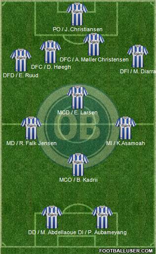 Odense Boldklub Formation 2013