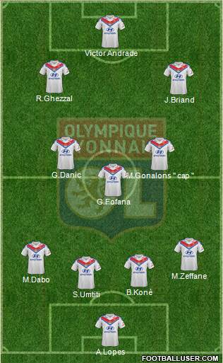 Olympique Lyonnais Formation 2013