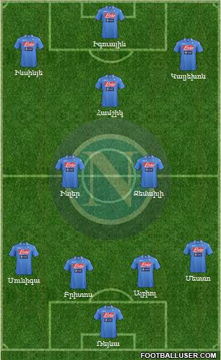 Napoli Formation 2013