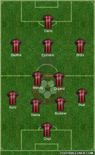 OGC Nice Côte d'Azur Formation 2013