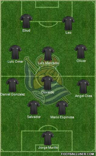 Real Sociedad S.A.D. Formation 2013