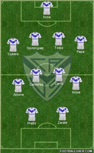 Vélez Sarsfield Formation 2013