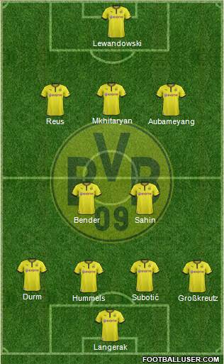 Borussia Dortmund Formation 2013
