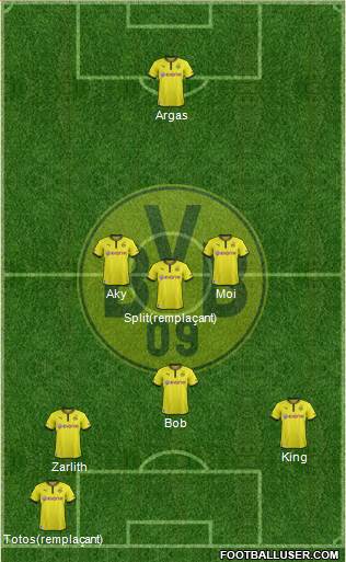 Borussia Dortmund Formation 2013