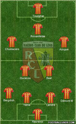 Racing Club de Lens Formation 2013