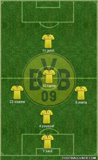 Borussia Dortmund Formation 2013