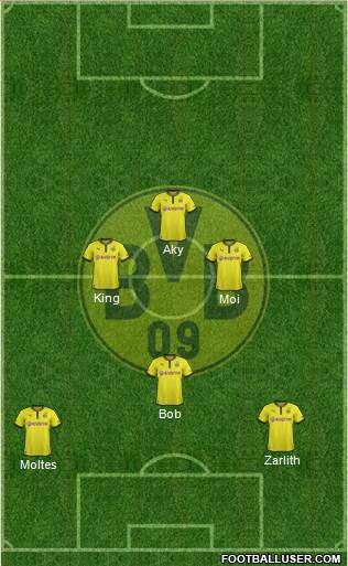 Borussia Dortmund Formation 2013