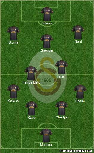 Galatasaray SK Formation 2013
