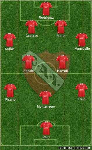 Independiente Formation 2013