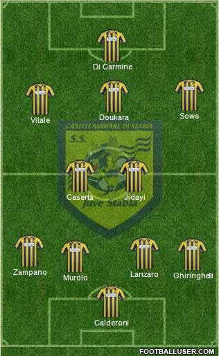 Juve Stabia Formation 2013
