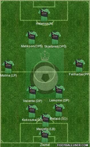 KSV Cercle Brugge Formation 2013