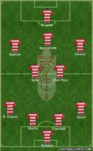 Granada C.F. Formation 2013