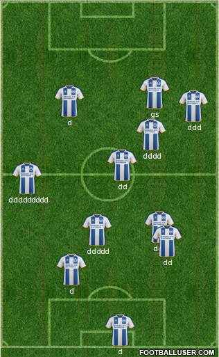 Brighton and Hove Albion Formation 2013