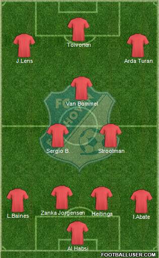 FC Eindhoven Formation 2013