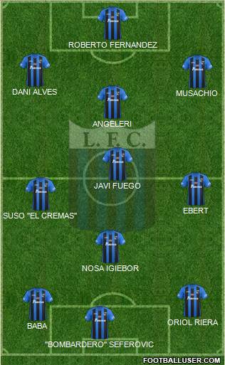 Liverpool Fútbol Club Formation 2013