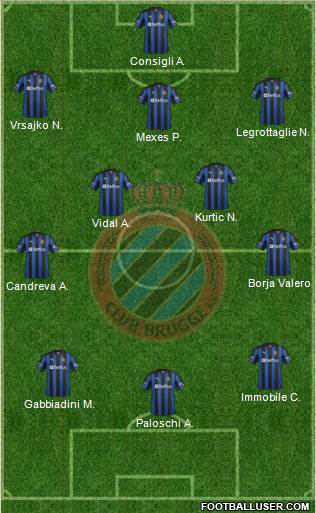 Club Brugge KV Formation 2013