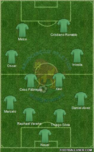 AA das Moreninhas I, II e III Formation 2013