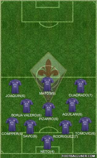 Fiorentina Formation 2013
