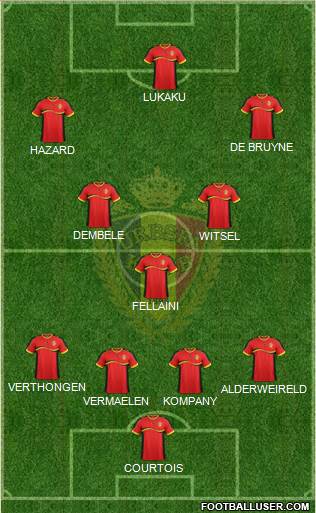 Belgium Formation 2013