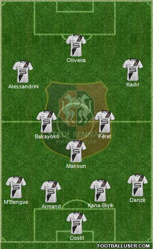 Stade Rennais Football Club Formation 2013