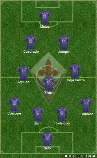 Fiorentina Formation 2013
