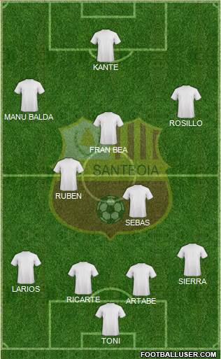 F.C. Santboiá Formation 2013