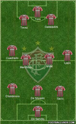 Fluminense FC Formation 2013
