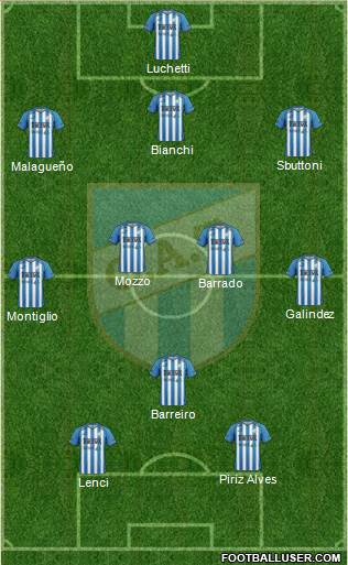 Atlético Tucumán Formation 2013