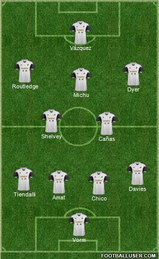 Swansea City Formation 2013