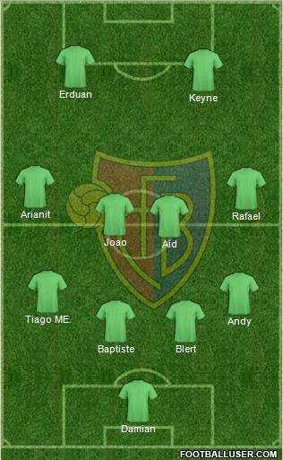 FC Basel Formation 2013