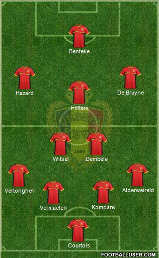 Belgium Formation 2013