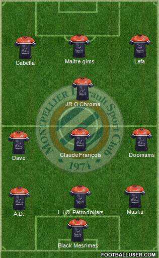 Montpellier Hérault Sport Club Formation 2013